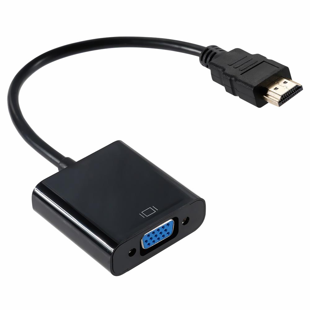 Cabo Adaptador HDMI para VGA / Áudio 