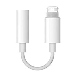 Cabo Adaptador Lightning para Áudio 3.5MM - Branco Apple MMX62ZM/A