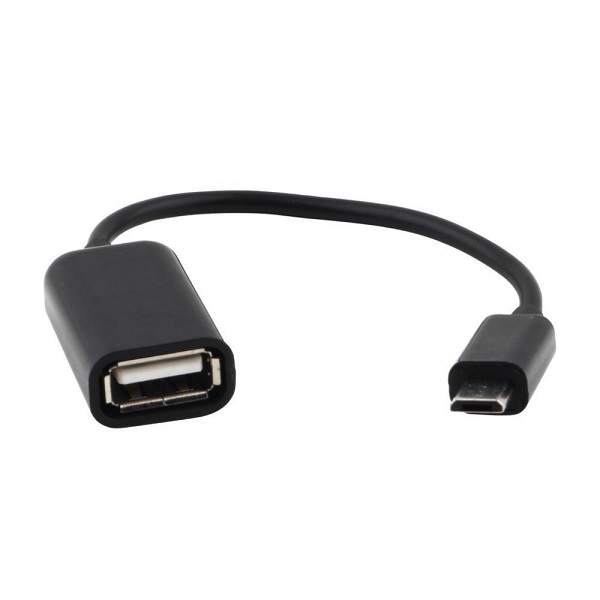 Cabo Adaptador Micro USB V8 para USB Fêmea OTG