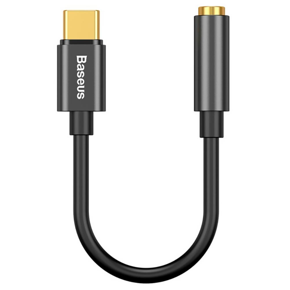 Cabo Adaptador USB-C Macho para Áudio 3.5MM Fêmea Baseus L54