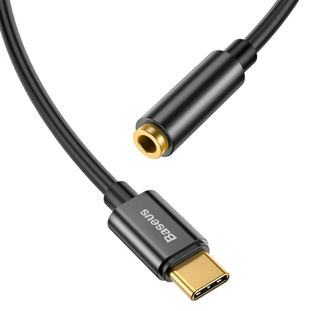 Cabo Adaptador USB-C Macho para Áudio 3.5MM Fêmea Baseus L54
