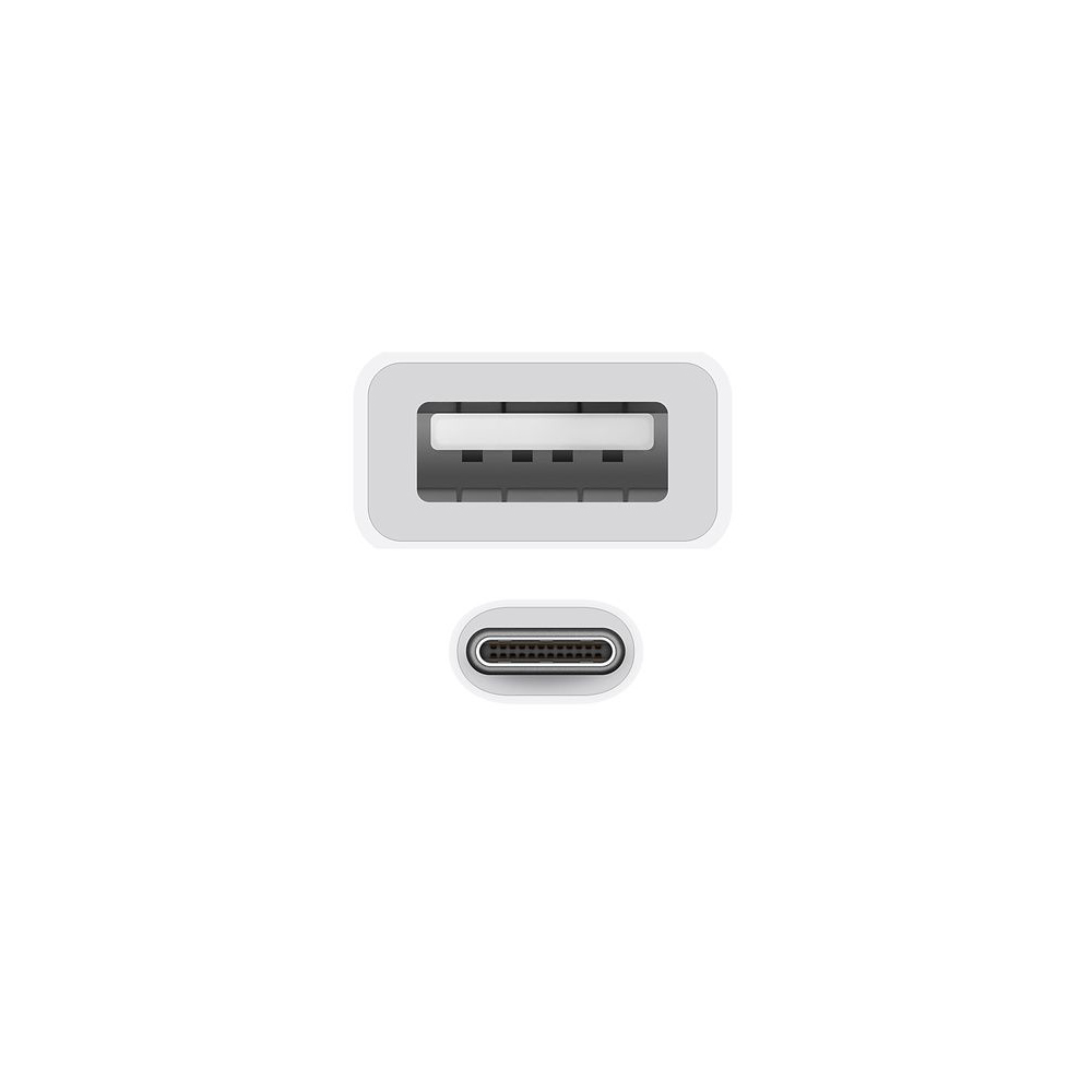 Cabo Adaptador USB-C Macho para USB 2.0 Fêmea - Branco Apple MJ1M2AM/A