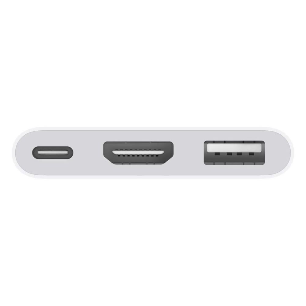 Cabo Adaptador USB-C Macho para USB-C Fêmea / HDMI / USB 2.0 - Branco Apple MUF82AM/A