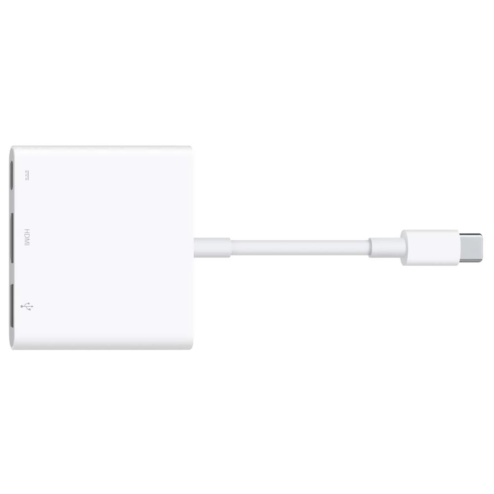 Cabo Adaptador USB-C Macho para USB-C Fêmea / HDMI / USB 2.0 - Branco Apple MUF82AM/A