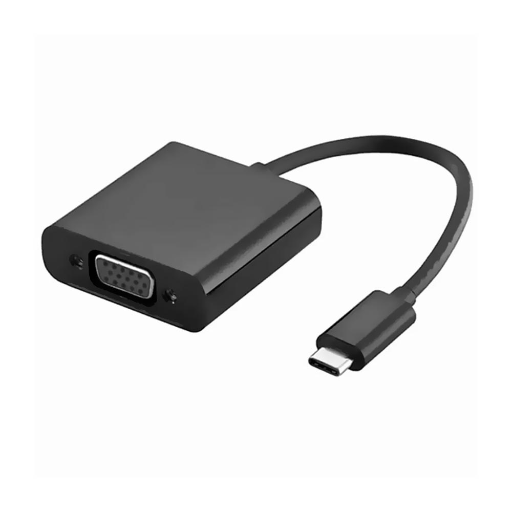 Cabo Adaptador USB-C Macho para VGA Fêmea Satellite AL-70