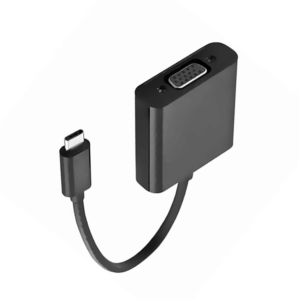Cabo Adaptador USB-C Macho para VGA Fêmea Satellite AL-70