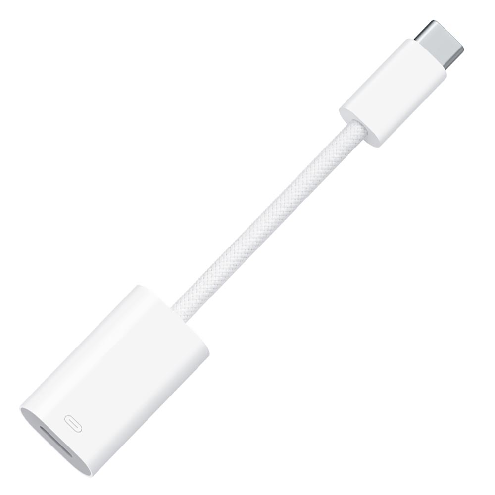 Cabo Adaptador USB-C para Lightning - Branco Apple MUQX3AM/A