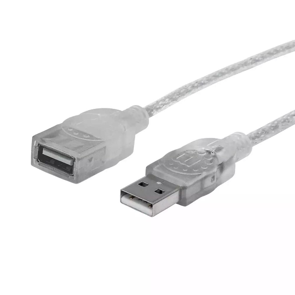 Cabo de Extensão USB para USB 2.0 - 3M Manhattan 340496