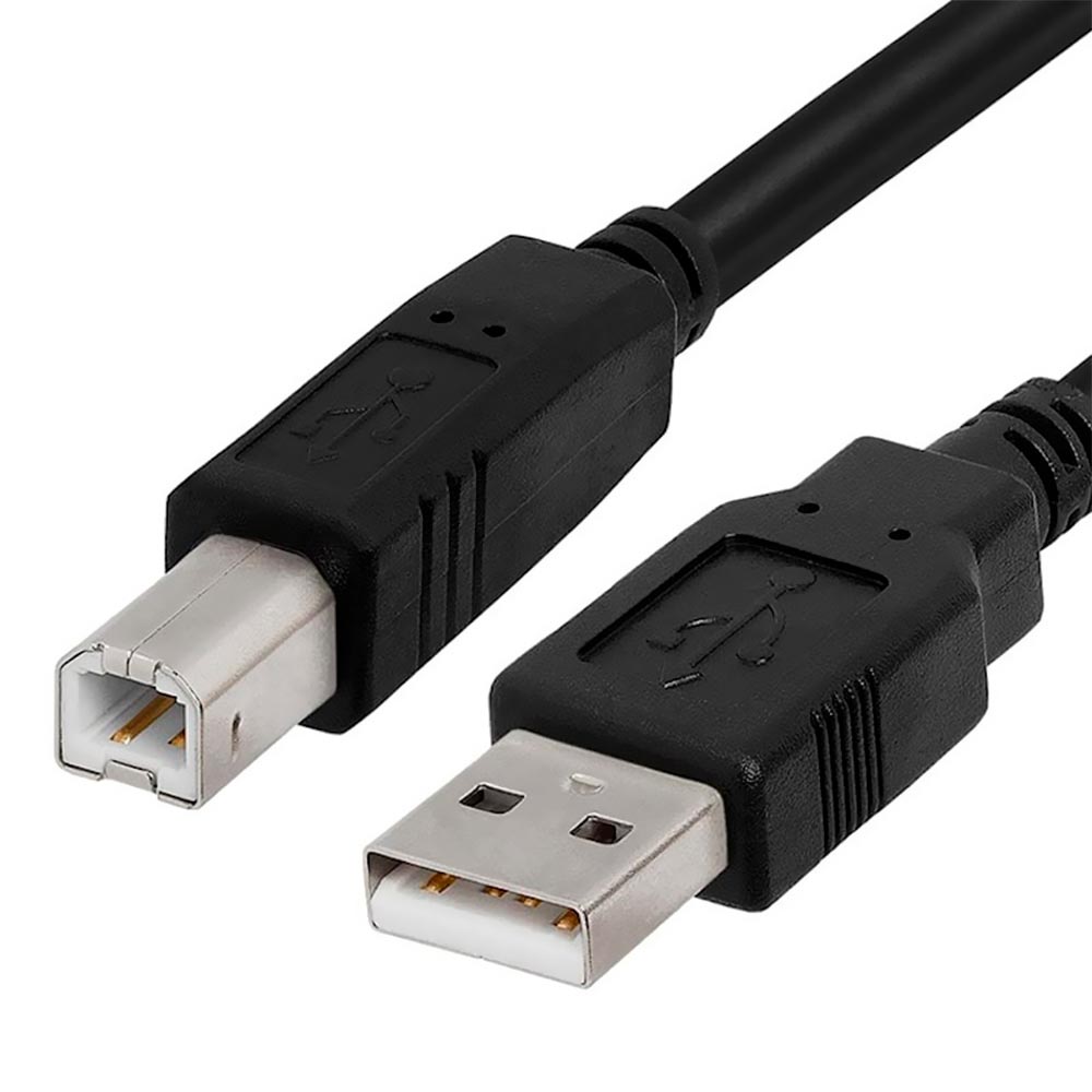 Cabo para Impressora USB 2.0 Preto HP DHC-PT100 - 3M