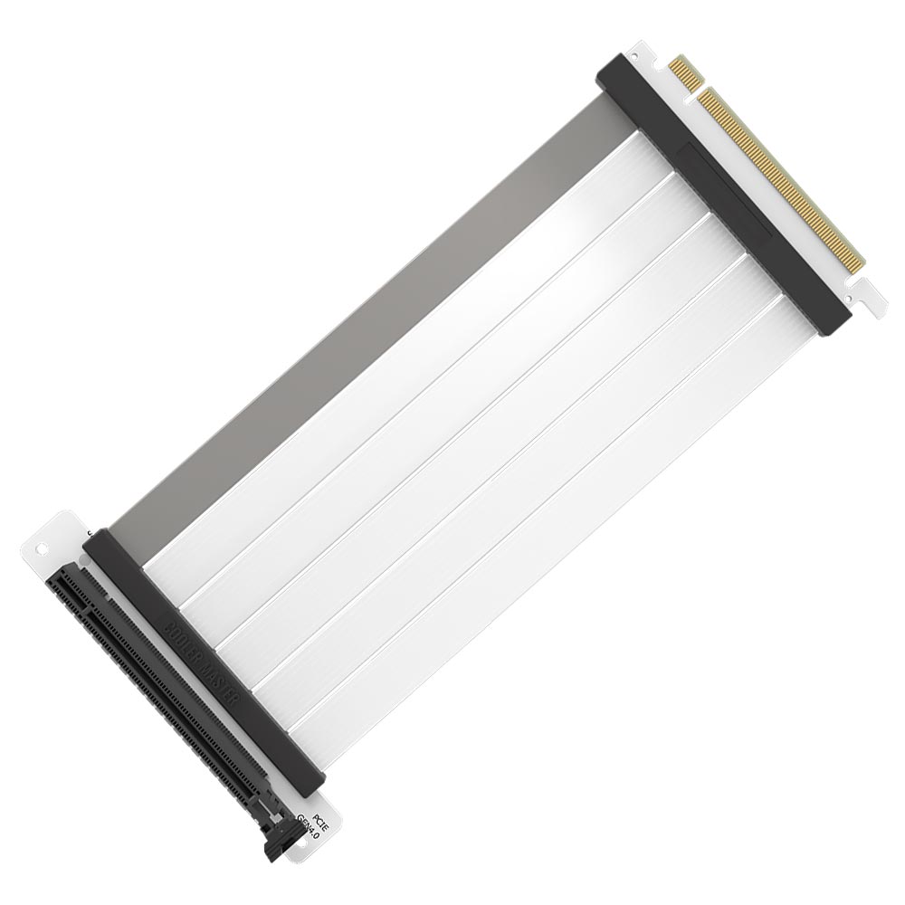 Cabo Riser GPU Cooler Master MCA-U002R-WPCI40-300 PCIe 4.0 x 16-300MM V2 - Branco