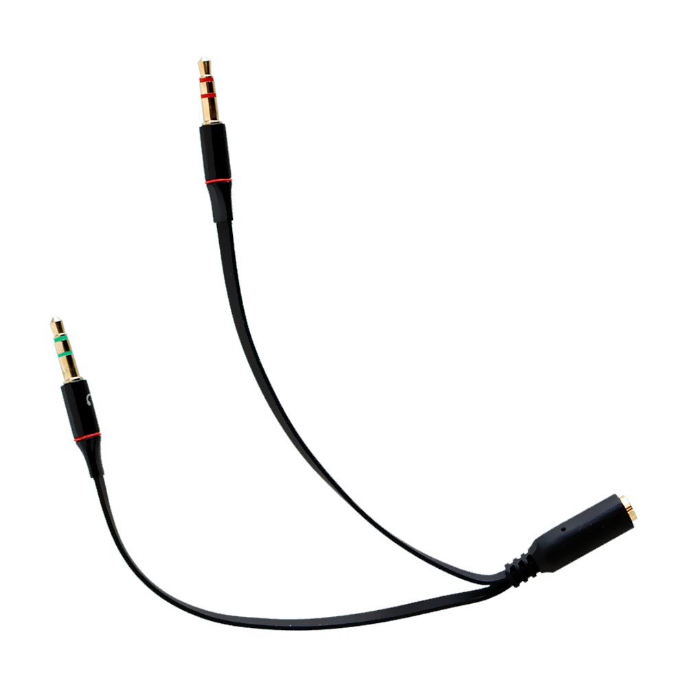 Cabo Áudio Estereo 2 Macho para 1 Femea 3.5MM - Havit  HV-G04