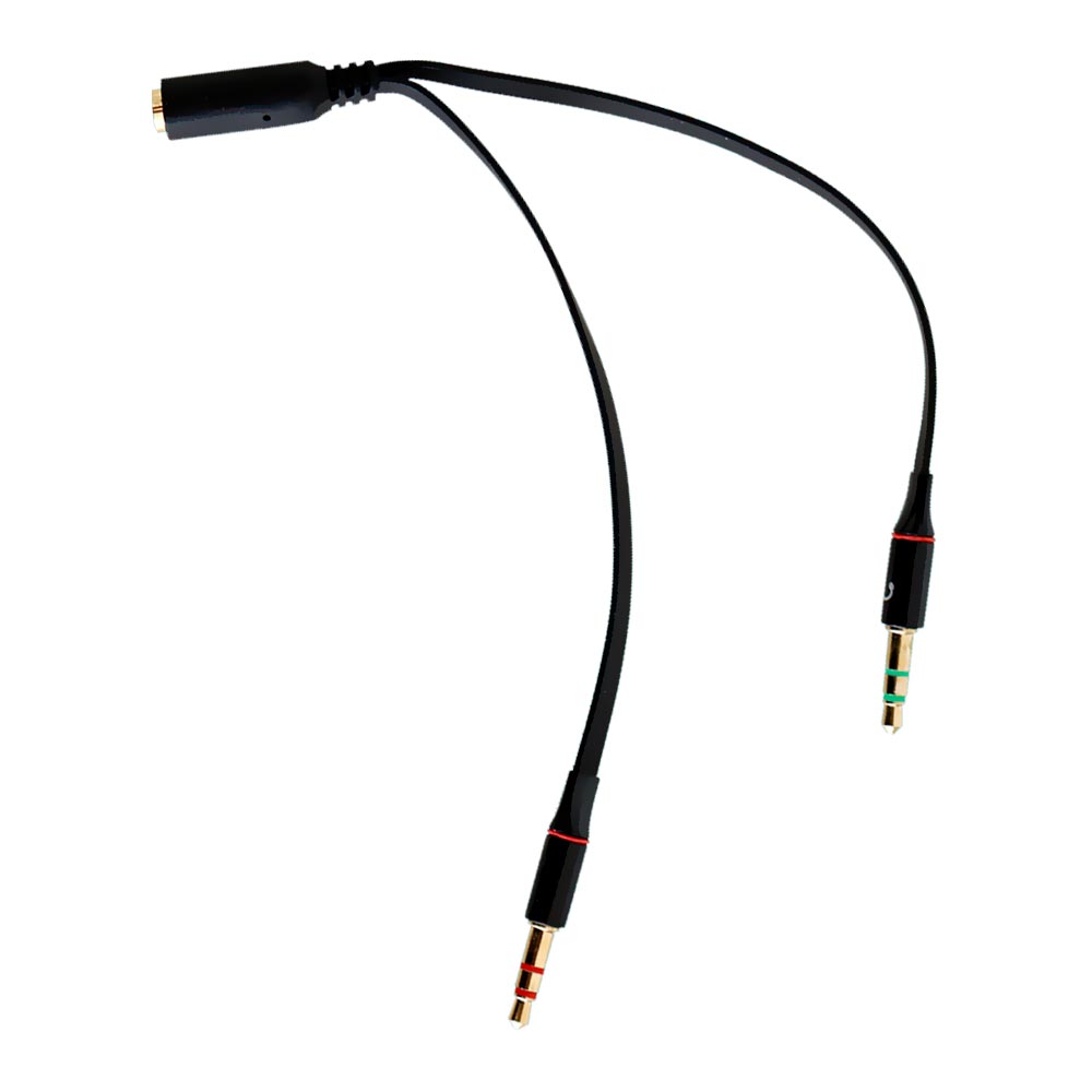 Cabo Áudio Estereo 2 Macho para 1 Femea 3.5MM - Havit  HV-G04