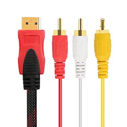 Cabo HDMI para 3RCA - 1.5M