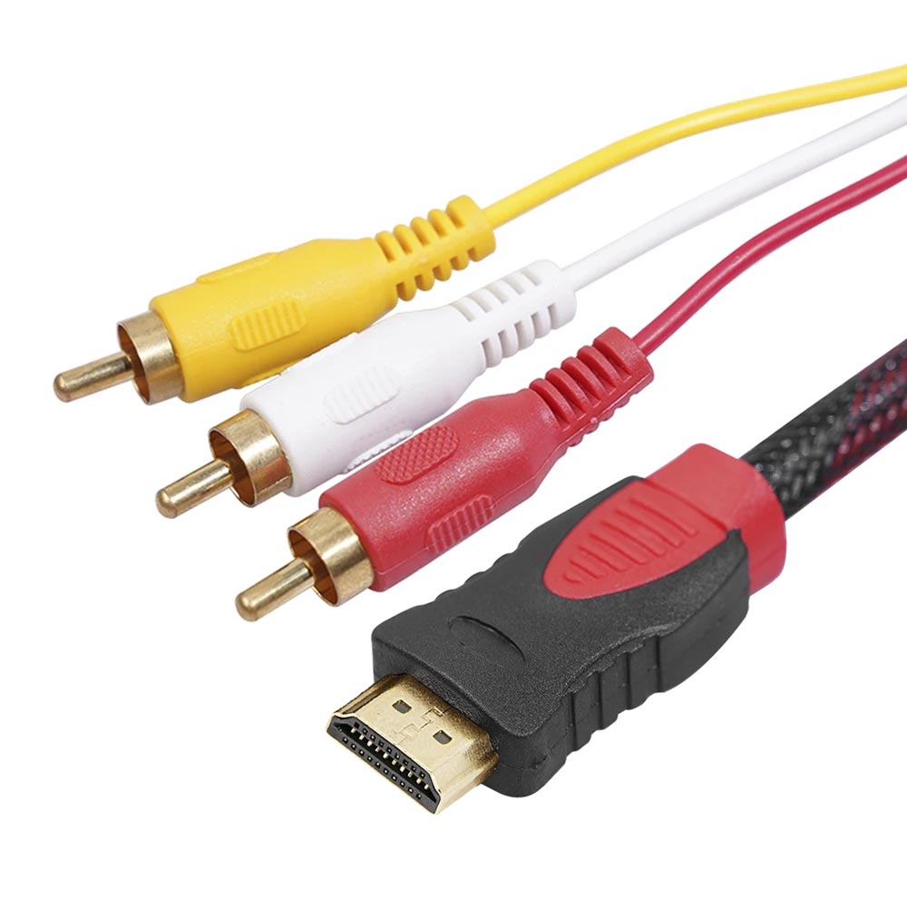 Cabo HDMI para 3RCA - 1.5M