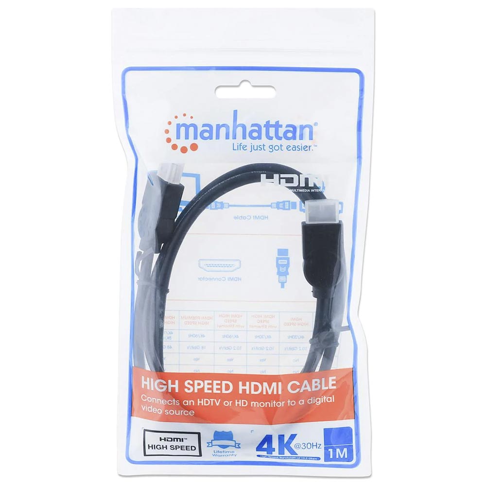 Cabo HDMI para HDMI -   1.8M Manhattan