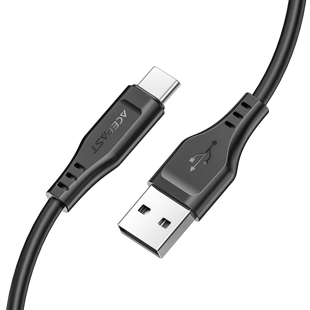 Cabo Acefast C3-09 Micro USB A USB Macho 1.2M - Preto