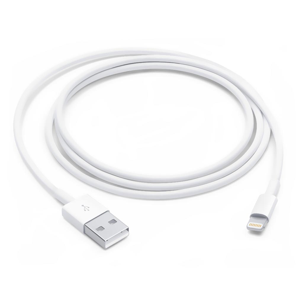 Cabo Apple Lightning A USB MD819FE/A 2M - Branco