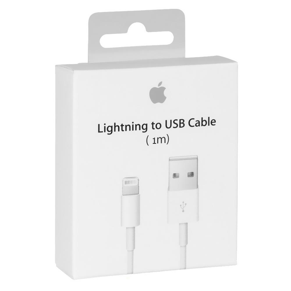 Cabo Apple Lightning A USB MXLY2ZM/A 1M - Branco