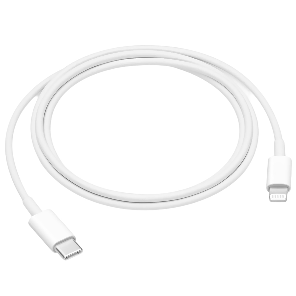 Cabo Apple USB-C Macho A Lightning / 1M - Branco