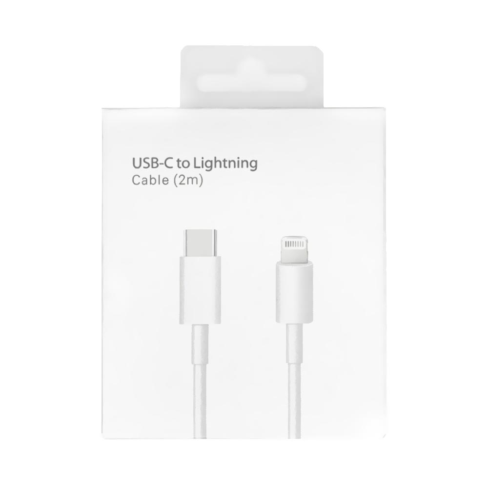 Cabo Apple USB-C Macho A Lightning MQGH2AM/A 2M - Branco