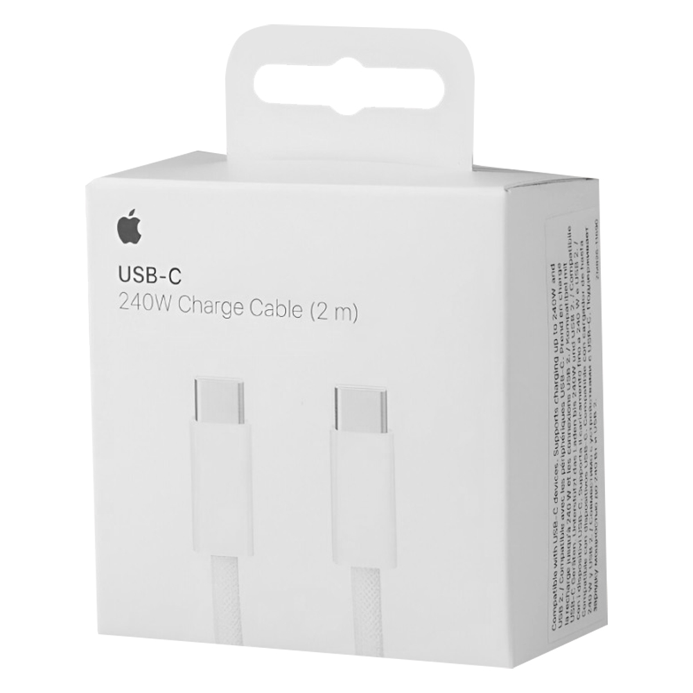 Cabo Apple USB-C Macho A USB-C Macho 240W / 2M - Branco