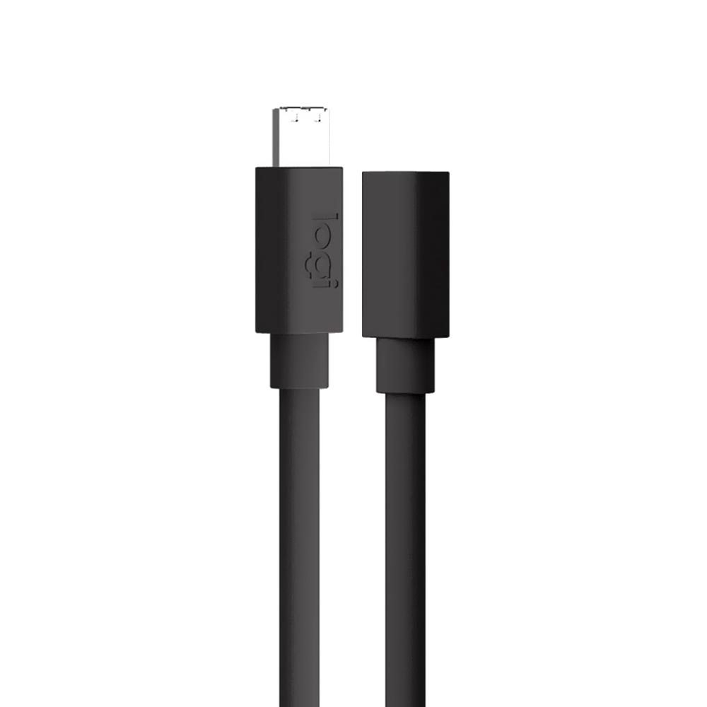 Cabo de Extensão para Microfone Meetup Preto - 10M Logitech (950-000005)