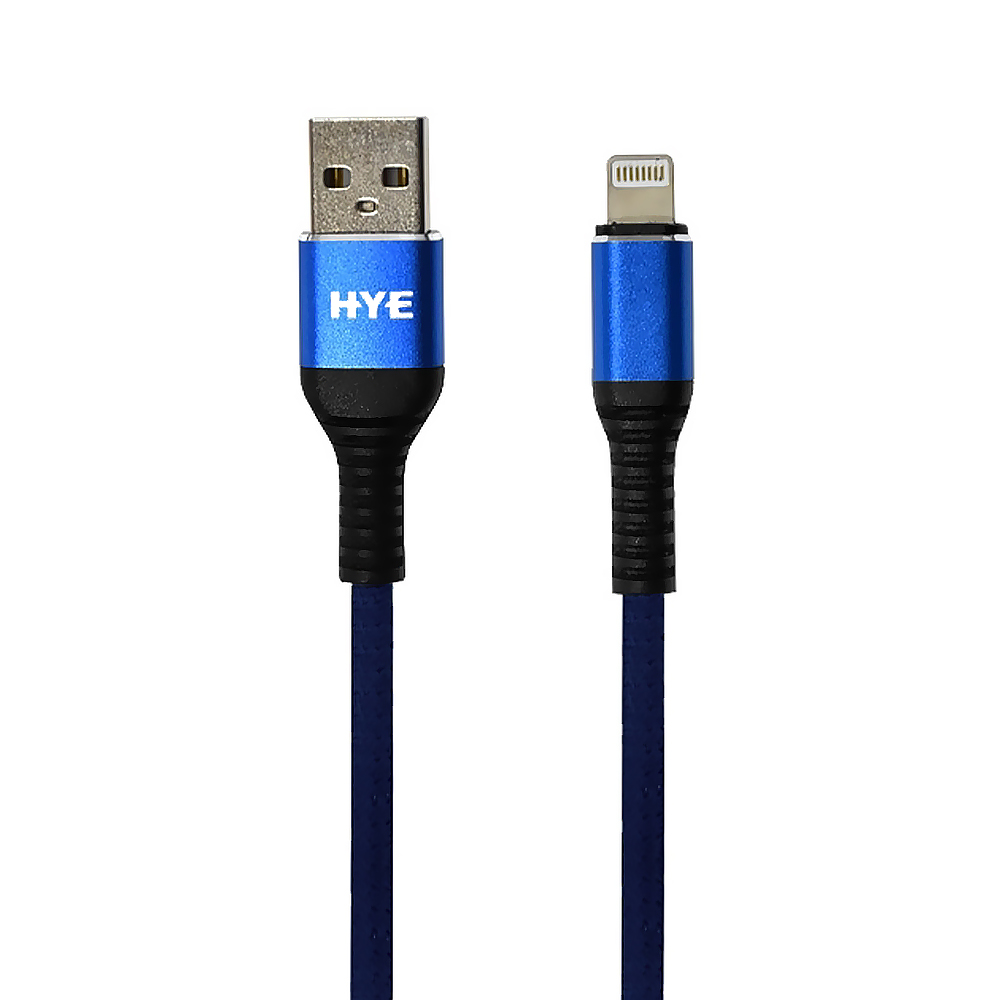 Cabo HYE HYE25BL Lightning A USB Macho 1.2M - Azul