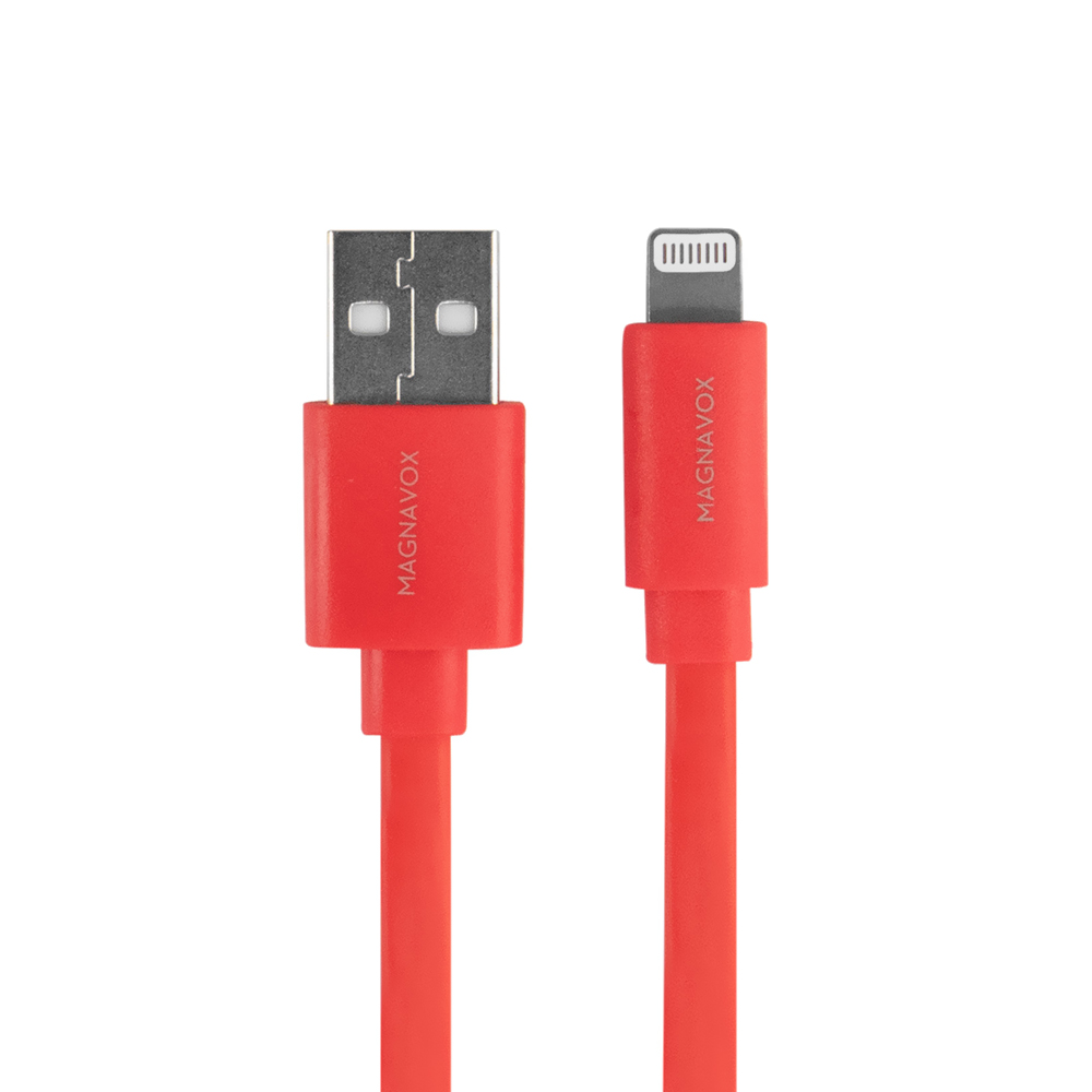 Cabo Magnavox MAC4419 Lightning A USB Macho 1M - Vermelho