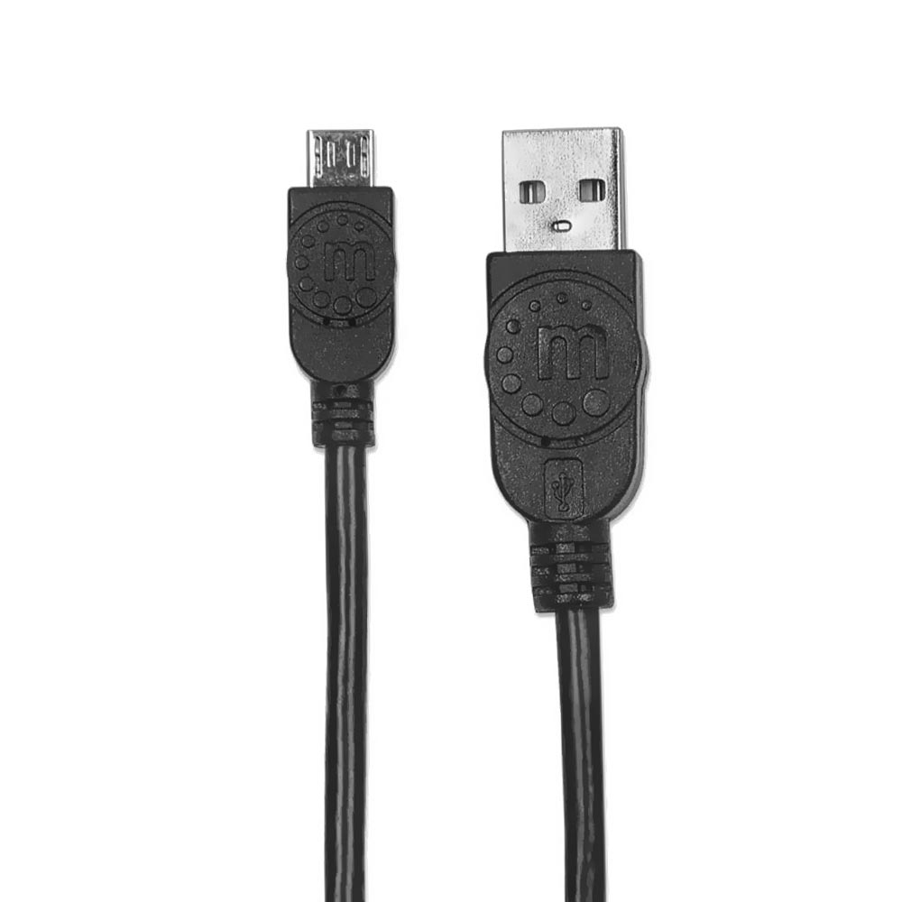 Cabo Manhattan 307178 Micro USB A USB Macho Preto - 1.8M