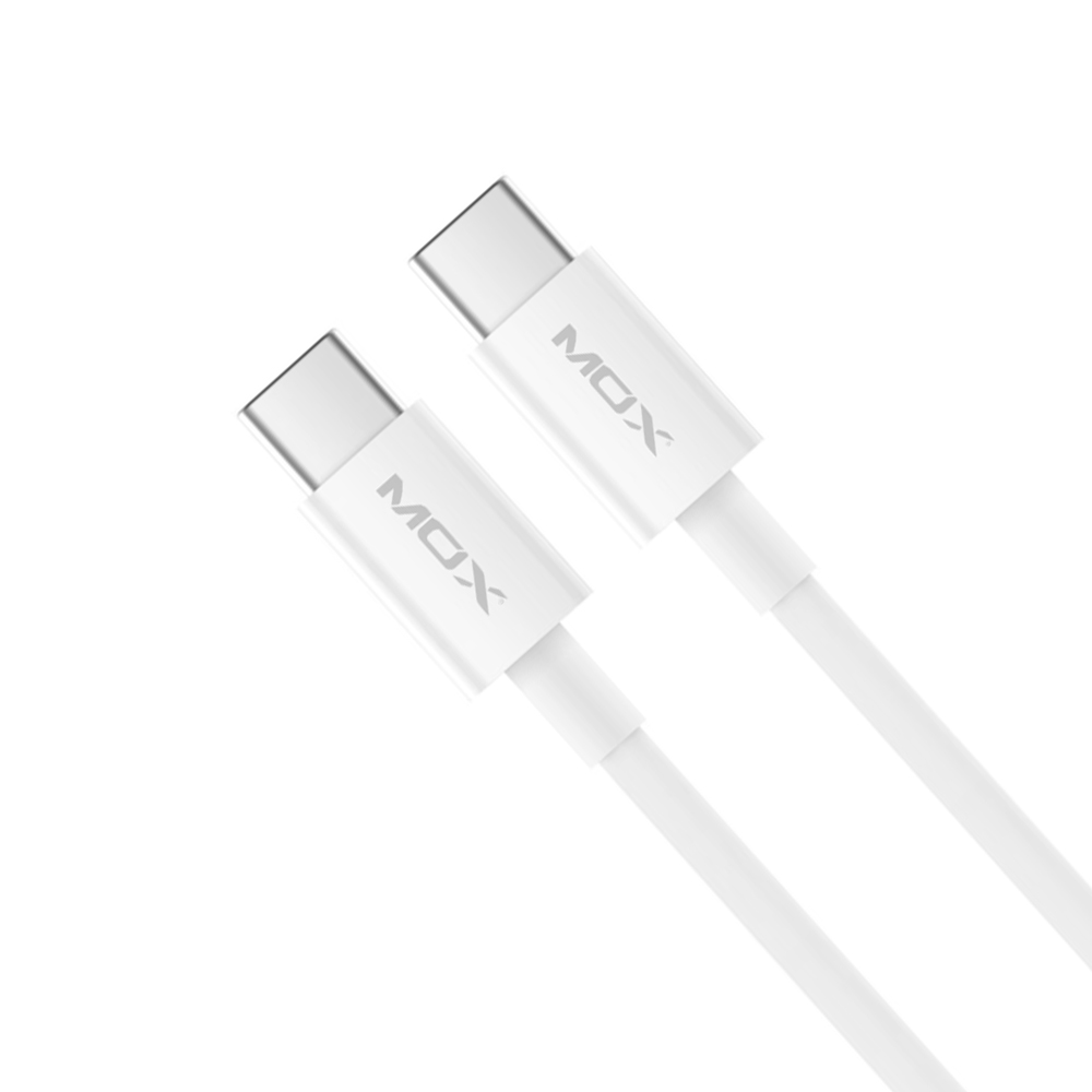 Cabo Mox MO-100 5USB-C Macho a USB-C Macho / 1M - Branco