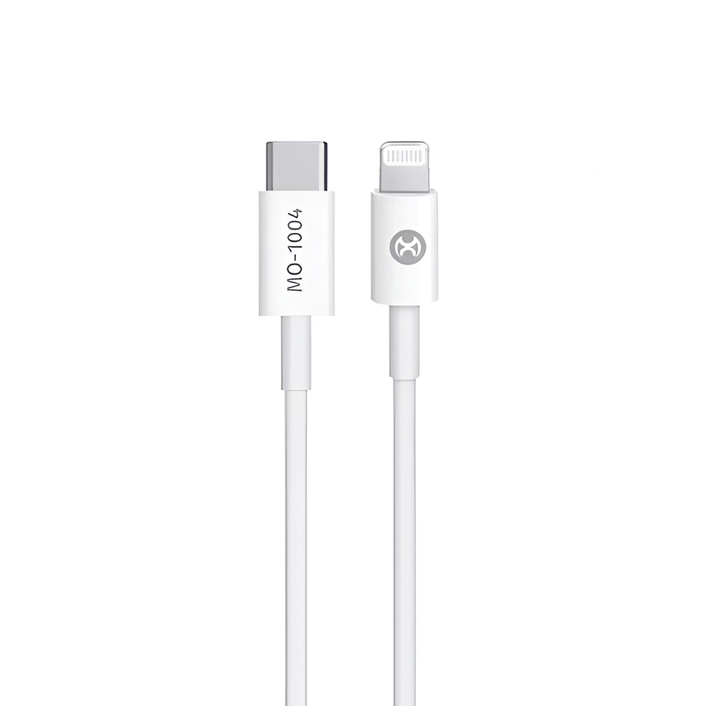Cabo Mox MO-1004 USB-C Macho a Lightning / 1M - Branco