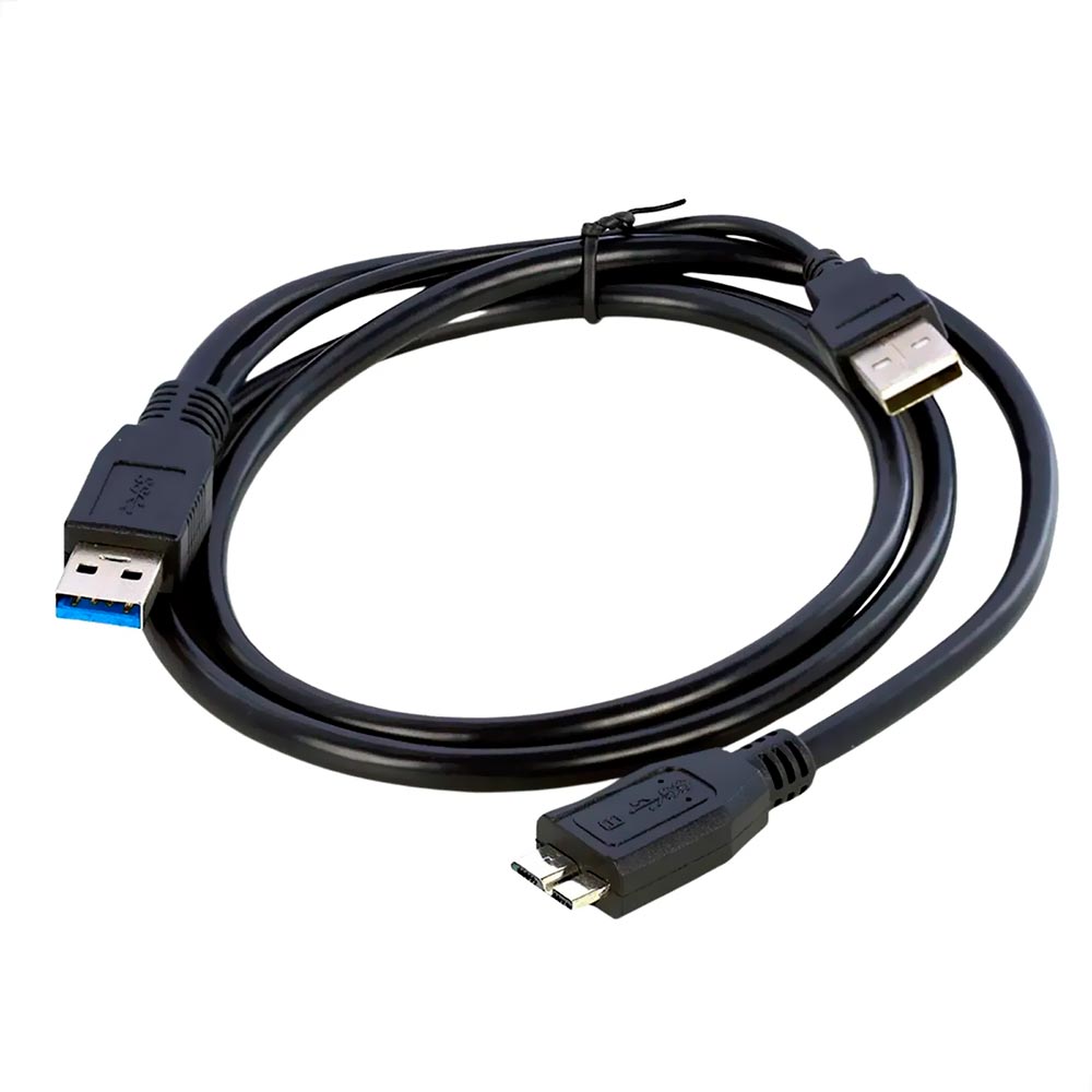 Cabo para HD Externo USB 3.0 - 0.80CM + USB 2.0