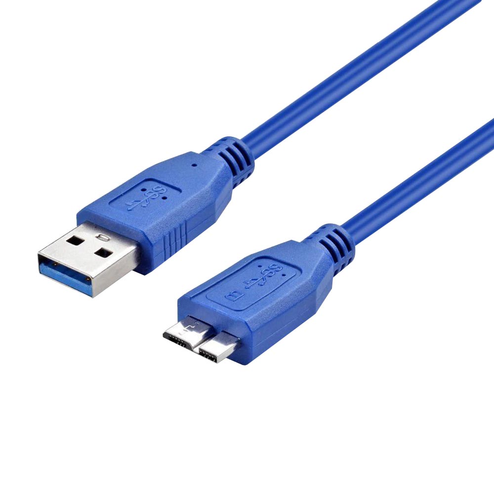 Cabo para HD Externo USB 3.0 - 3M Azul