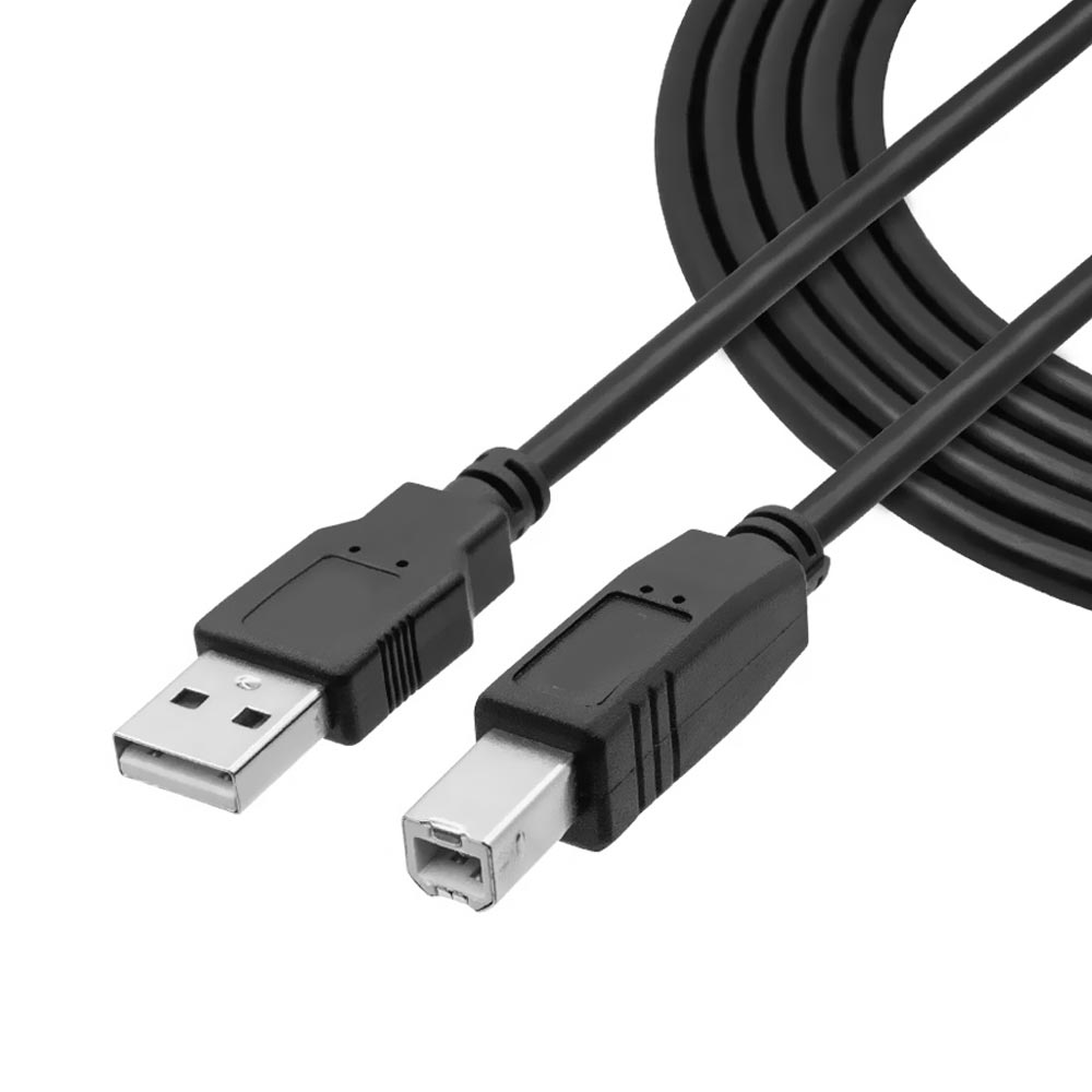 Cabo para Impressora USB 2.0 Preto - 1.80M Unno Tekno CB4006BK