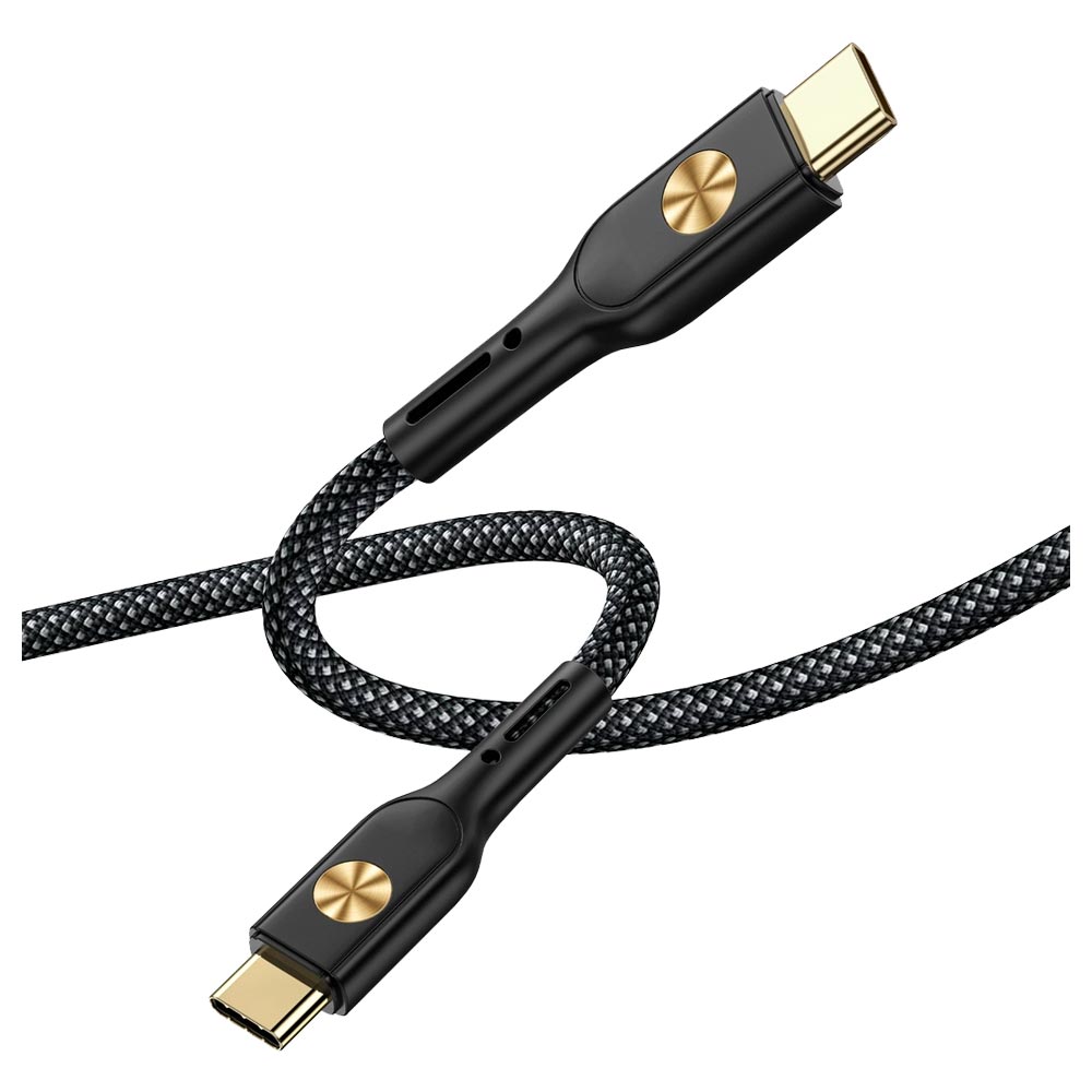 Cabo Wiwu City WI-C035 USB-C Macho a USB-C Macho 100W / 1.2M - Preto