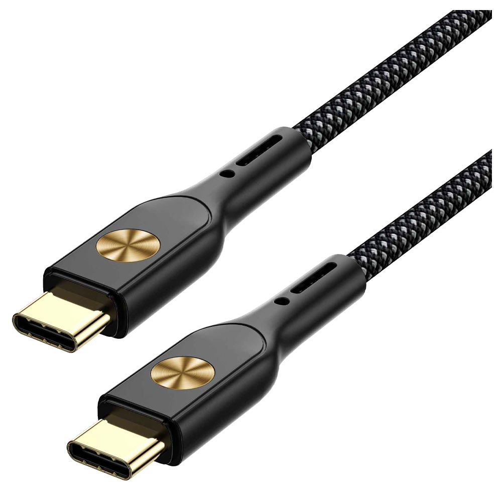 Cabo Wiwu City WI-C035 USB-C Macho a USB-C Macho 100W / 1.2M - Preto