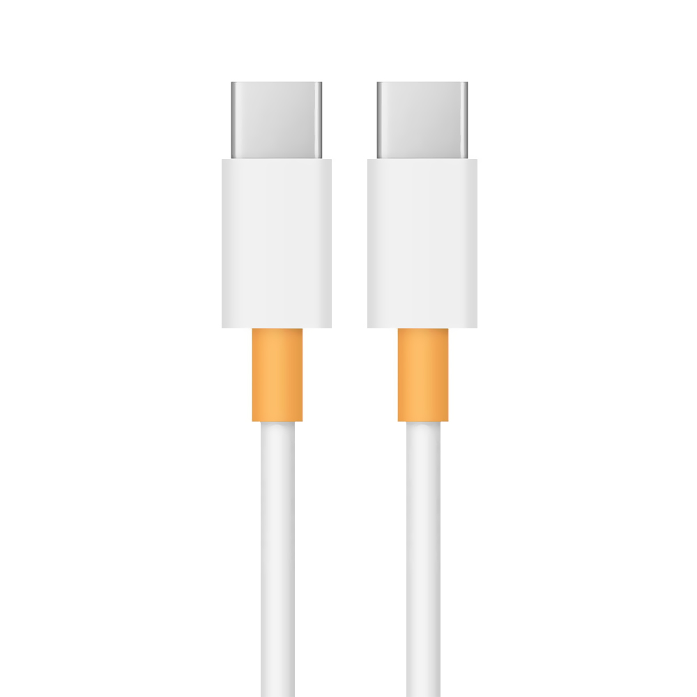 Cabo Xiaomi DC12WK-G USB-C Macho A USB-C Macho 1M - Branco