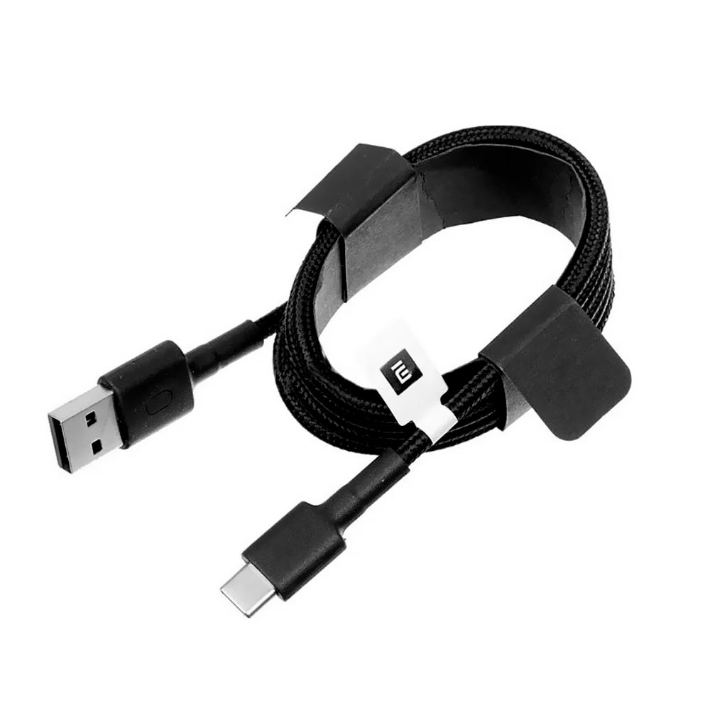 Cabo Xiaomi SJX10ZM Type-C A USB Macho 1M - Preto