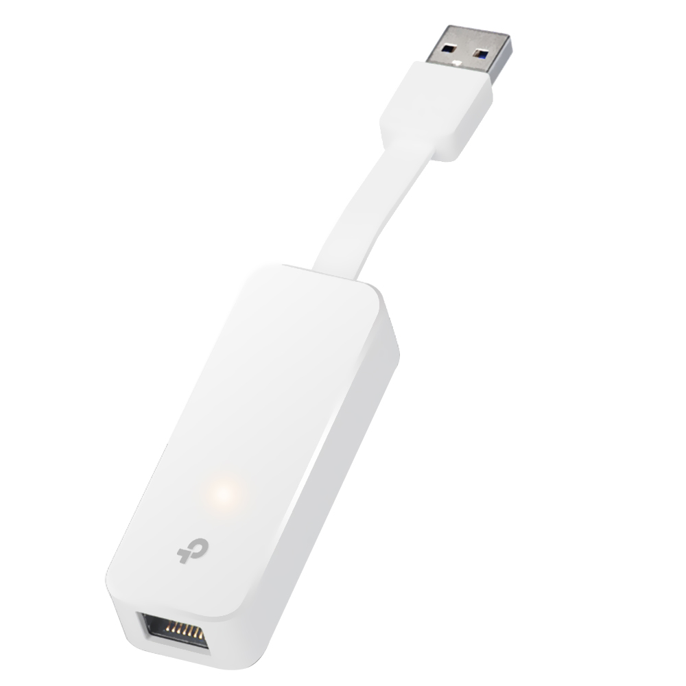 Adaptador de Rede USB 3.0 para Gigabit Ethernet Tp-link UE300 - Branco