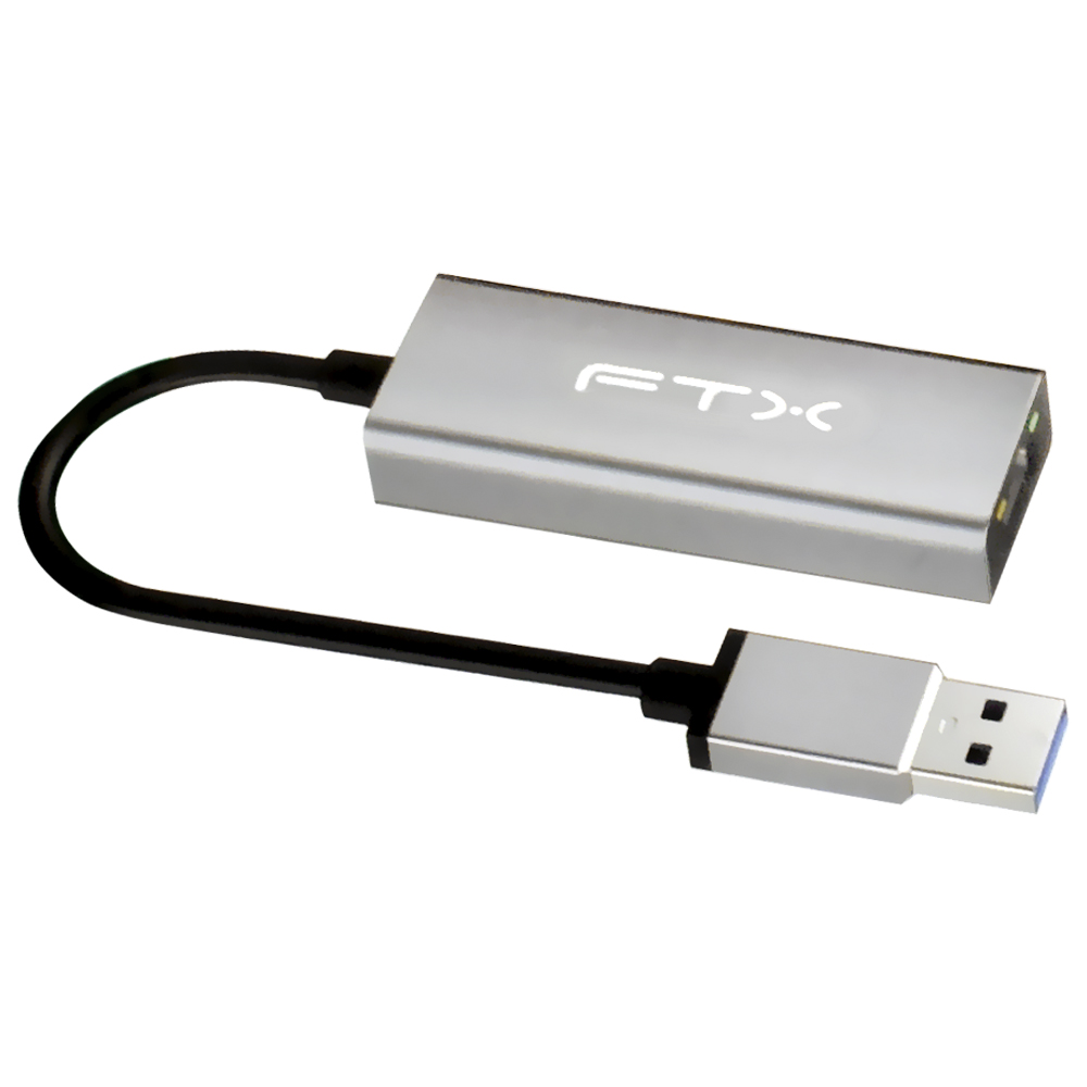 Adaptador de Rede USB 3.0 para RJ45 - FTX CT-AML1000-AG