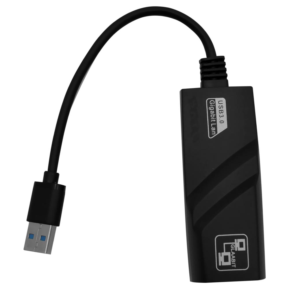 Adaptador de Rede USB 3.0 para RJ45 Gigabit - Satellite A-HUB43