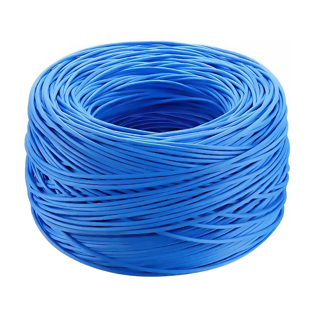 Cabo de Rede UTP CAT6 305M - Azul Iuron Owire 24AWG BC 4P 100% Cobre