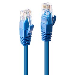 CABO UTP CAT6 IURON 7/0.20MM 24AWG BC PATCH CORD  1MTS AZUL