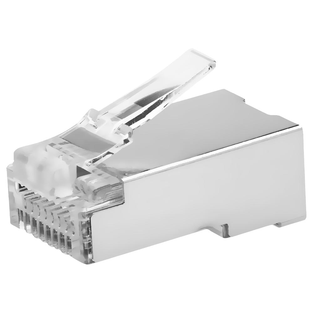 Conector de Rede Blindado RJ45 - CAT6