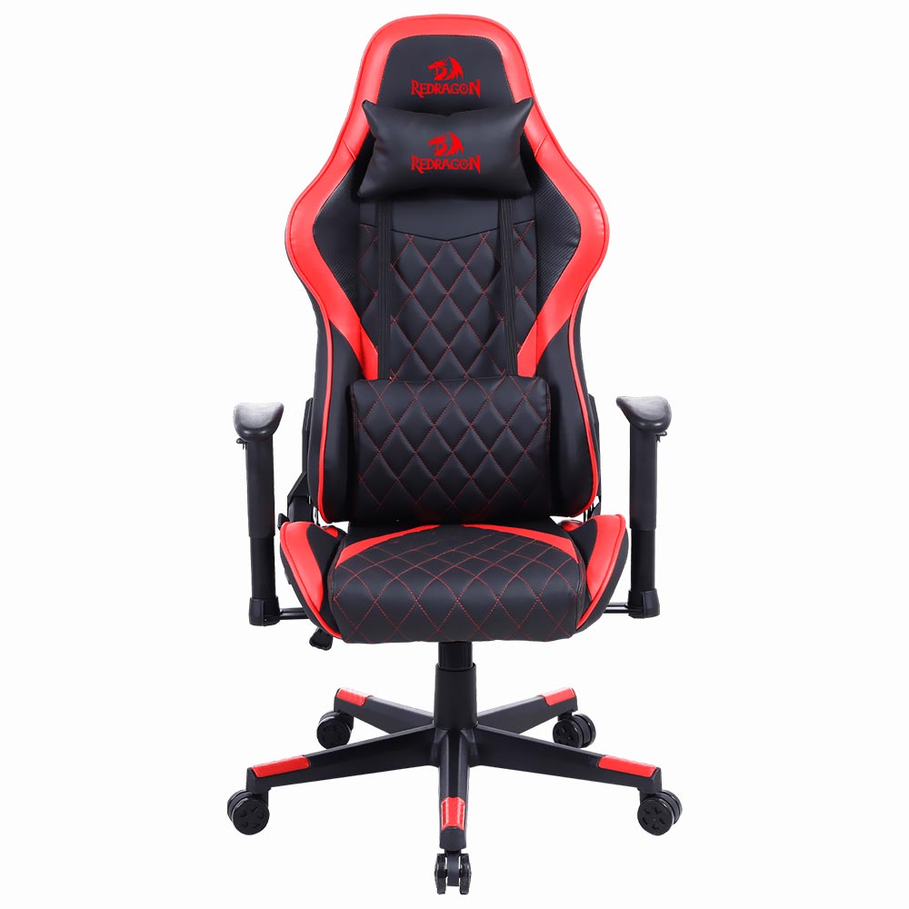 Cadeira Gamer Redragon Gaia C211-BR - Preto / Vermelho