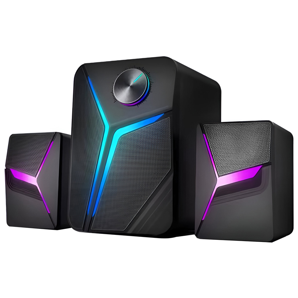 Caixa de Som Aigo S562BT RGB / Bluetooth - Preto