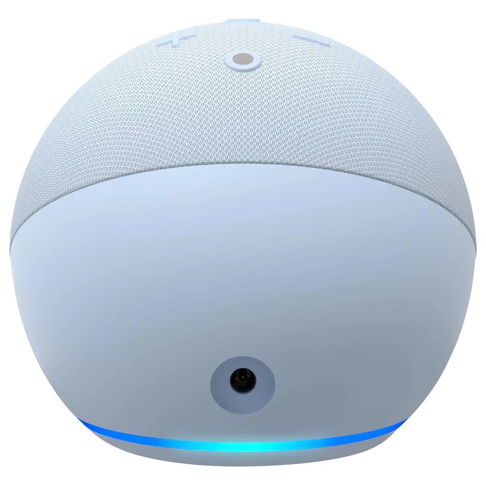 Caixa de Som Amazon Echo Dot 5 Geração / Alexa / Relógio / Bluetooth - Azul