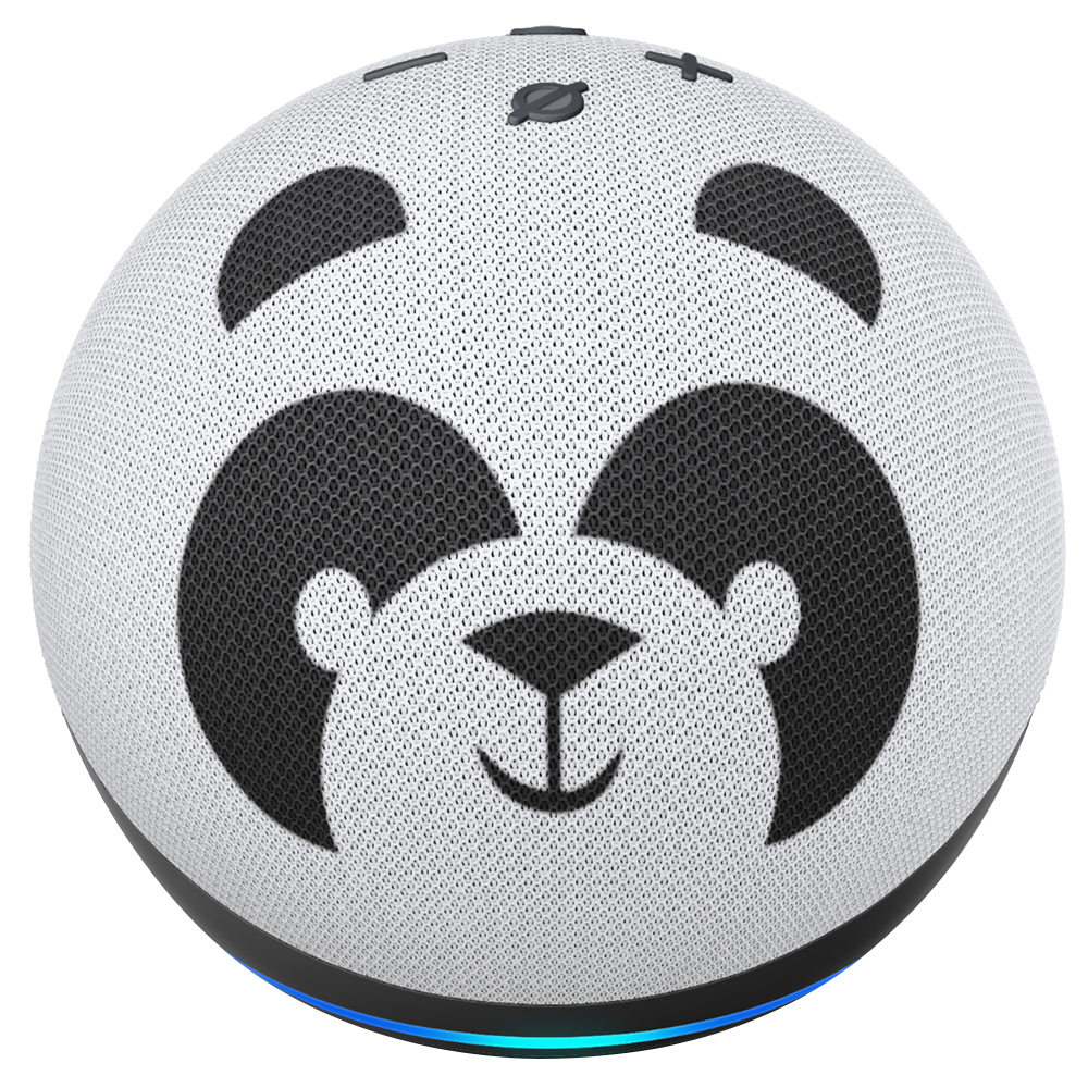 Caixa de Som Amazon Echo Dot Kids 4 Geração / Alexa / Bluetooth - Panda