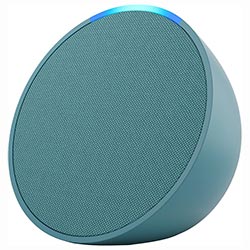 Caixa de Som Amazon Echo Pop Alexa / Bluetooth - Azul