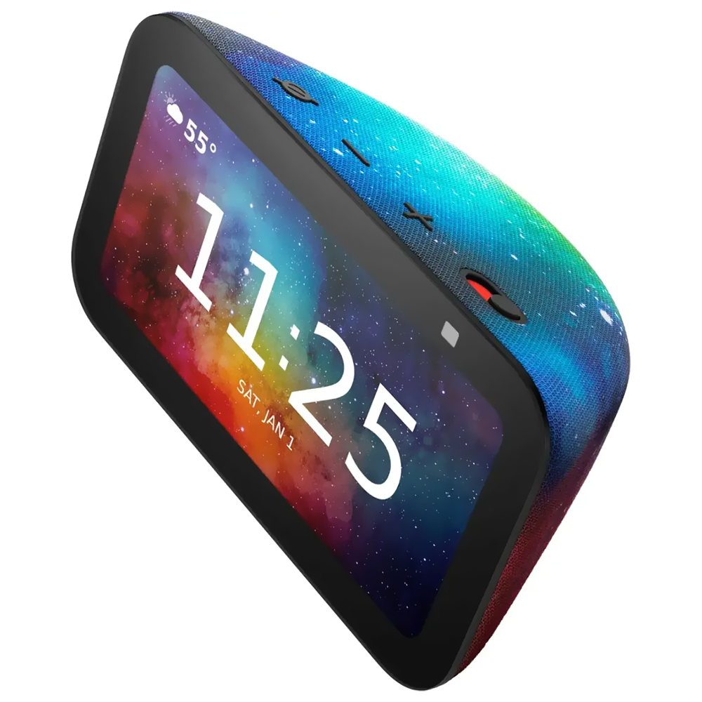 Caixa de Som Amazon Echo Show 5 Kids 3ª Geração com Tela 5.5" / Alexa / Bluetooth - Galaxy
